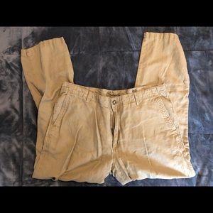 Casual Linen Khakis